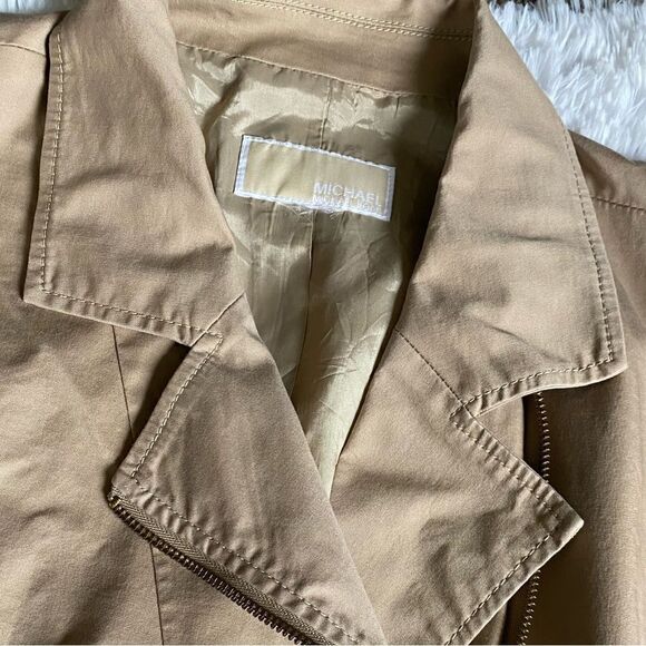Michael Michael Kors Tan Button Front Jacket - Picture 7 of 12